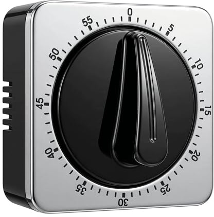 Searon Kitchen Timers for Cooking, Mechanical Wind-Up Timer, Magnetic