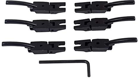 Alnicov Gitarrensattel, Tremolo-Steg, gesperrter Saitensattel für E-Gitarre, 6 Stück