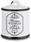 for friends Würfelzucker Behälter für ca. 100g Zuckerwürfel, Zuckerdose für Würfelzucker Paris Line in Schwarz & Weiß mit Aufdruck SUGAR, Zuckerdose Vintage im Shabby Chic Look
