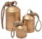 Vintage Weihnachts Kuhglocken Set mit 3 riesigen Kuhglocken, Weihnachts Kuhglocken zum Aufhängen Ornament Deko für Zuhause im Landhausstil Weihnachten Hochzeit Abendessen Schule