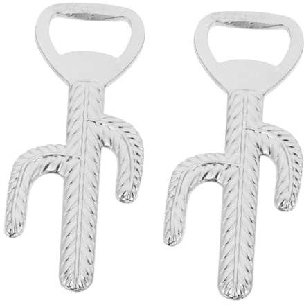 OKUMEYR 2St Kaktus Flaschen öffner Flacher Flaschenöffner Kaktus-Bierflaschenöffner bier öffner bier flaschenöffner Kaktus Flaschenöffner Werkzeug zum Öffnen von Flaschen Zinklegierung