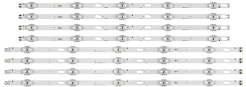 VMBVBHMDF Bande de rétro-éclairage LED, for Samsung UE55TU7125 UE55TU8072 UE55TU7020 JL.D550A1330-408AL-M_V02 JL.D550A1330-408AR-M_V02 SVC550F78(10 Set)