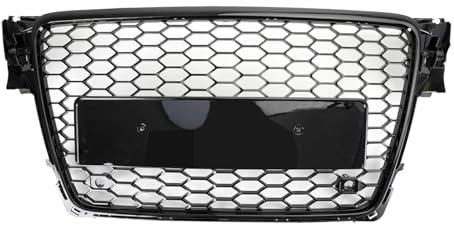 Topteng RS4 Style Honeycomb Sport Mesh Hex Grille Grill passend für Audi A4/S4 B8 2009-2012