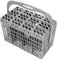 FIND A SPARE Dishwasher Cutlery Basket Universal Plastic Grey Cage Compatible With Gorenje Hoover Candy Amica Utensil Silverware Detachable Handle