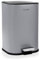 Crystals 5L Stainless Steel Pedal Bin & Free Standing Toilet Roll Holder – 2-in-1 Bathroom Set with Soft Close Lid & Storage for Up to 5 Rolls – No Drilling Required (Grey Pedal Bin)