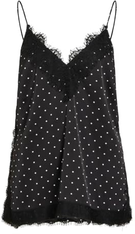 Vila Female Trägertop VISIA Gepunktetes Spitzen | strap top
