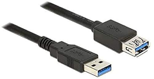 DeLock Verlängerungskabel USB 3.0 SuperSpeed A Male to USB 3.0 Type A Female Cable 1 m Black