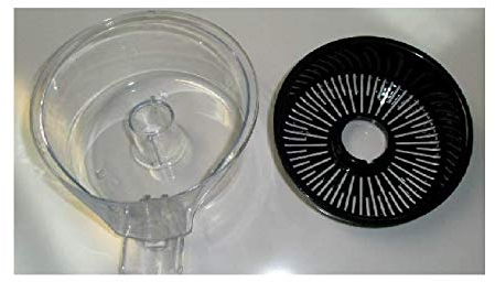 Lacor – eléctrico Naranja exprimidor contenedor y Filtro, Multicolor