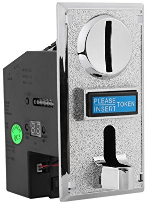 Akozon Münzprüfer 6 Arten Münzen Selector Akzeptor Validator Multi-Münzeinwurf Coins Geldspieler Münz-Collector für Automaten Arcade-Spiel,Münztelefon,Münzwaschmaschinen und