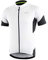 BERGRISAR Herren Fahrradtrikot Kurzarm Sommer Atmungsaktive Leicht Fahrradbekleidung BG650 Weiß, XX-Large