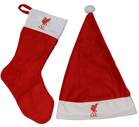 Liverpool FC Weihnachtsmütze und Strumpf-Set