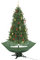 vidaXL Albero di Natale Neve e Base a Ombrellone Magico con Palline e Luci Folto Realistico Decorazione Natalizia con Nevicata Verde 190 cm