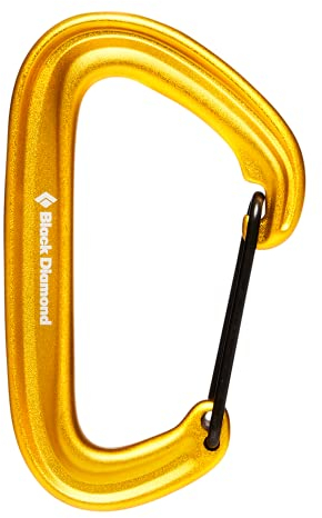 Black Diamond Litewire Carabiner, Groesse-BD:One Size, Farbe-BD:Yellow