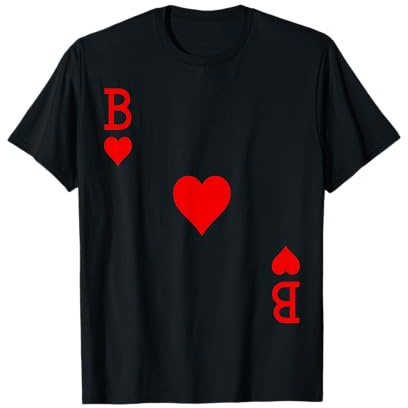 Herzbube Shirt Karneval T shirt Fasching Kostüm Herz Bube T-Shirt