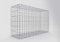 GABIONA Panier à pierre carré - Dimensions des mailles : 5 x 10 cm - Profondeur : 30 cm - Gabion : 100 x 60 x 30 cm (L x H x P) - Anneau en C