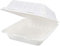 BIOZOYG Zuckerrohr Burger-Box mit Klapp-Deckel I 50 St. kompostierbare Imbiss-Verpackung aus Bagasse - biologisch abbaubar I Pommes-Menü-Box quadratisch I Lunch-To-Go-Box 22 x 18,5 x 7 cm 50 Stück