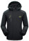KEFITEVD Softshelljacke Herren Wasserdicht Atmungsaktiv Outdoor Jacke Leicht Winterjacke mit Kapuze Männer Softshell Wanderjacke Herrenjacke Schwarz XL