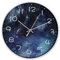 ACCSHINE Wanduhr Ohne TickgeräUsche Lautlos Modern Groß Batterie Betriebene Wanduhr Einfach zu Lesen für Zimmer Zuhause KüChe Schlafzimmer BüRo Schule (Sternen Blau)