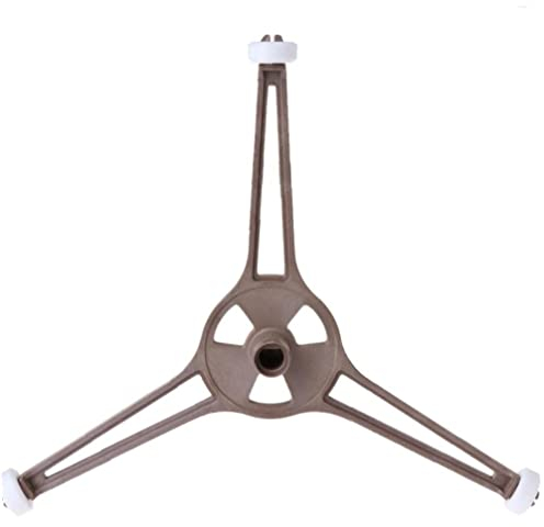 Casiler Soporte Soporte Placa del Horno Microondas con Una Guía Soporte Roller Brazo Triple Anillo Soporte Plato Giratorio Vidrio