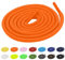 TBOC Cordones Redondos [Naranja Flúor] [140 cm] para Calzado Zapatos Deportivas Zapatillas Botas | Cordón Patines Fútbol Deporte | Compatibles con Converse Nike Adidas Panama Jack Asics Vans