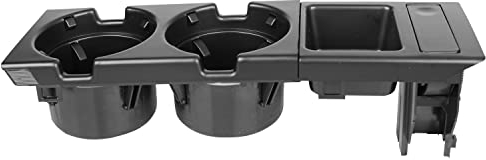 KONDAJI Mittelkonsole Getränkehalter Becherhalter Front Center Console Aufbewahrungsbox Cupholder für 3 Series E46 1998-2006 51168217953