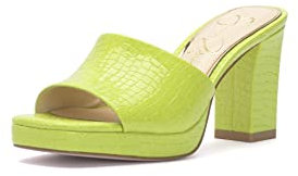 Jessica Simpson Elyzza, Sandali con Tacco Donna, Lime, 36.5 EU