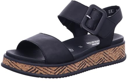 Rieker Damen W0800 Keilsandaletten
