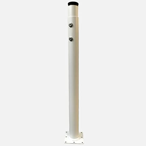 Möbelfüße Eisen,1 Stück Höhenverstellbare Tischbeine,Teleskop Möbelfüsse,klappbares Couchtischbein Möbelbeine Metall Füße für Arbeitstisch,Couchtisch,Stehtisch,mit Schrauben (55cm-90cm,White)