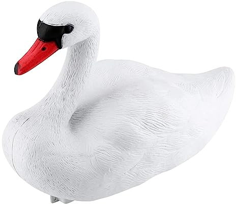 Esca a a Cigno di Stagno, Galleggiante, Decorazione per laghetti, Elegante Decorazione per laghetti, Esca Galleggiante realistica per laghetto in Piscina