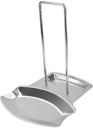 Stainless Steel Lid Rack Stand for Kitchen and Bar Silver | Sturdy Multifunctional Design, No Wall Punching Required, Fadeless Finish for Everyday Meal Prep
