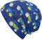 Wollhuhn Jungen/Mädchen Shorties Beanie/Beanie-Mütze/Kinder-Mütze Bequem Viele Motive Jersey Zweilagig Gefüttert Übergangszeiten (Öko-Stoffe/Bio) 2024202401 (Trecker Dunkelblau, M)