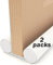 2 Pièces 93cm Boudin Porte, HASA zone Boudin de Porte Double avec Tissu Oxford Imperméable, Isolant Porte pour Porte Intérieur, Blanc