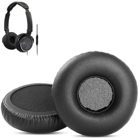 HTINDUSTRY Replacement Earpads Cushion Compatible with JVC HA-S500/SR500/S400/S360 Headphones Ear pads with Softer Protein Leather/Memory Foam