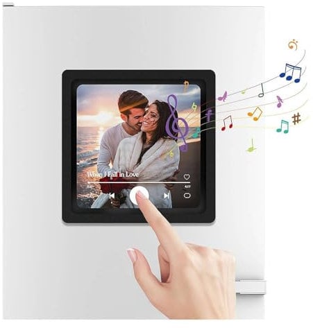 Custom Album Fridge Magnet,Personalized Music Fridge Magnet Can Play Songs,Song Fridge Magnet - Can Play Songs,Customized Album Fridge Magnet with Photo,Home Decoration Gift for Music Lovers