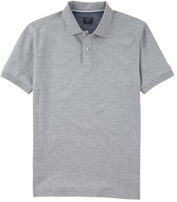 OLYMP Herren Polo-Shirt Kurzarm Casual.Wirk,Pikee,984 Casual Circular Knit Regular fit,99 hellgrau 61,XL