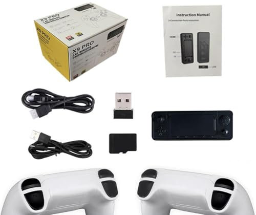 X9 - Juego de consola de videojuegos retro 4K 64G 3700+ sistema de juegos 64/128/256G, controlador de juegos 2.4G