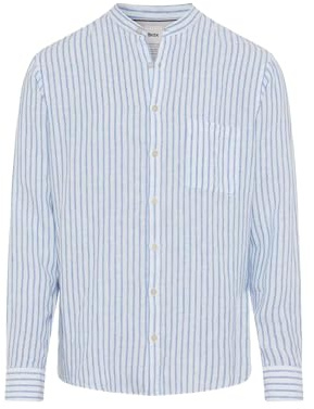 BRAX Herren Leinenhemd LARS bleu (50), XL