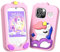 CHAKEYAKE Kinderkamera,Kinder Handy Smartphone Lernspielzeug,Kinder Kamera mit Dual Kamera 2.8 Touchscreen & MP3 Player&32GB Karte, Jungen Mädchen 3 4 5 6 7 8 9 10 Jahre Geburtstags Geschenke