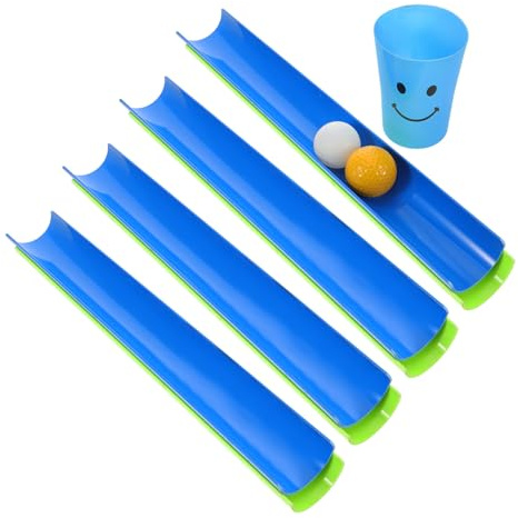 Pipeline Spielset 10 Stück aus Kunststoff, mit Tasche und Ball | Arbeit, Geburtstagsfeiern, Erwachsene Sowie Schüler, Anpassbarer Ablauf, Stärkt Gruppen Zusammenhalt