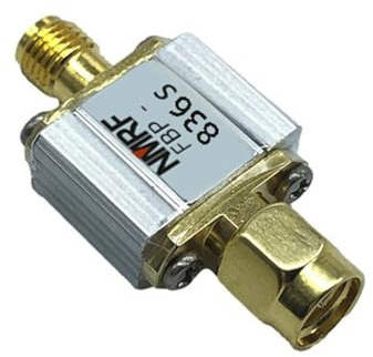 Huudngeje FBP-836S Dedicated SAW Bandpass Filter 824-849 MHz 1dB Bandwidth 25MHz SMA Interface for GSM Signal Test
