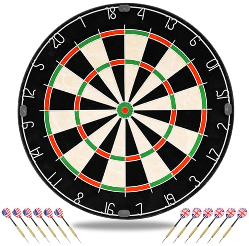 Dartscheiben-Set, professionelle Dartscheibe mit Stahlspitze