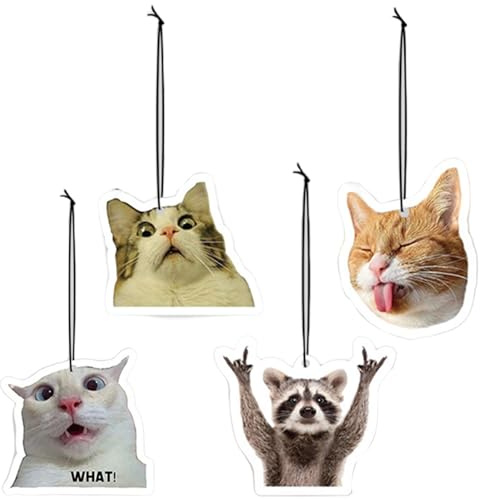 Bestehend aus 4 dekorativen Duftpads mit Katzenmotiv aus natürlichem, saugfähigem Papier für eine nachhaltige Diffusion und sichere Verwendung in der Nähe von Duftdiffusoren für Kinder oder Haustiere