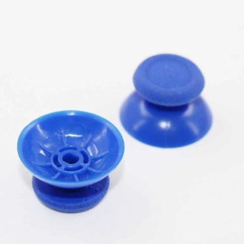 Manopole di ricambio (2 pezzi) per controller PS4, joystick analogici, disponibili in diversi colori, compatibili con controller PlayStation 4 (blu)