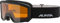 ALPINA SCARABEO JR. - Beschlagfreie, Extrem Robuste & Bruchsichere OTG Skibrille Mit 100% UV-Schutz Für Kinder, black, One Size