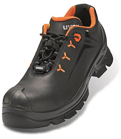 Uvex 2 Sicherheitsschuhe, Halbschuhe, Arbeitsschuhe für Damen & Herren, Schwarz/Orange