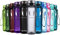Super Sparrow Botella de Agua Deportiva - 1000ml - Sin BPA (Transparente- Gris)