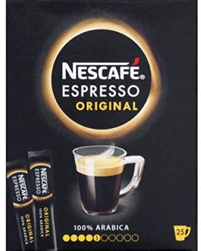 Nescafé Café Soluble Espresso Original Sticks - Les 25 sticks, 45g