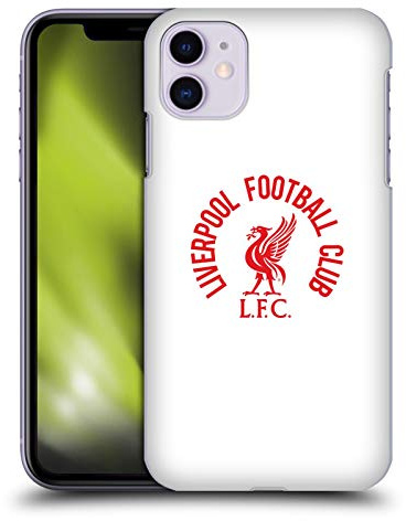Head Case Designs Officially Licensed Liverpool Football Club Red LFC On White Liver Bird Hard Back Case Compatible With Apple iPhone 11