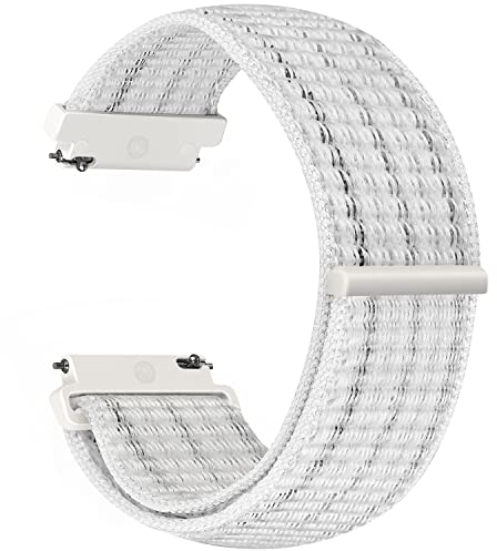 Vodtian 20mm Nylon Armband Kompatibel mit Samsung Galaxy Watch 7/6/5/4/FE 40mm 44mm/Galaxy Watch 5 Pro 45mm/Watch 6 Classic/Watch 4 Classic/Active 2/Garmin vivoactive 5, Uhrenarmband für Damen Herren