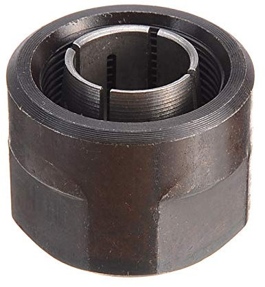 1Pcs 1/2 Metal Collet Nut Plunge Router Parts Black 22.5x27mm for Milling Engraving Machine Collet Nut